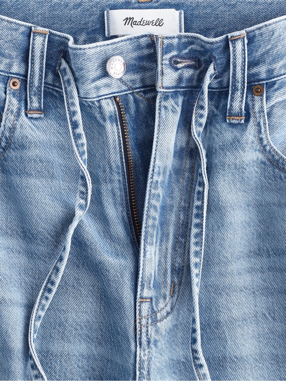 Madewell The Ultimate Wide-Leg Jean Airy Denim in Raebrook Wash Size 23 - Picture 6 of 16